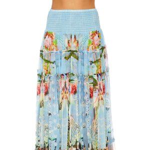 Camilla Silk Maxi Skirt Size Large